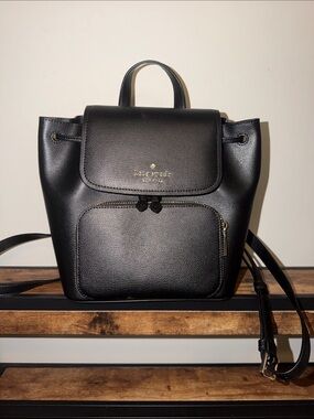 Kate Spade Classic Black Tote Chelsea Large Convertible Backpack Kate Spade Chelsea Convertible Backpack (two way ) and Back  main image 4